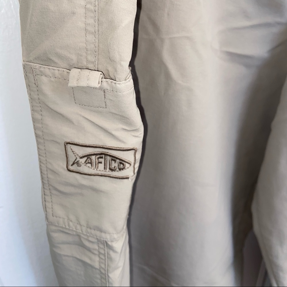 Columbia AFTCO men’s xxl Khaki tan Nylon Fishing Pant XXL Fishing Outdoor Camp